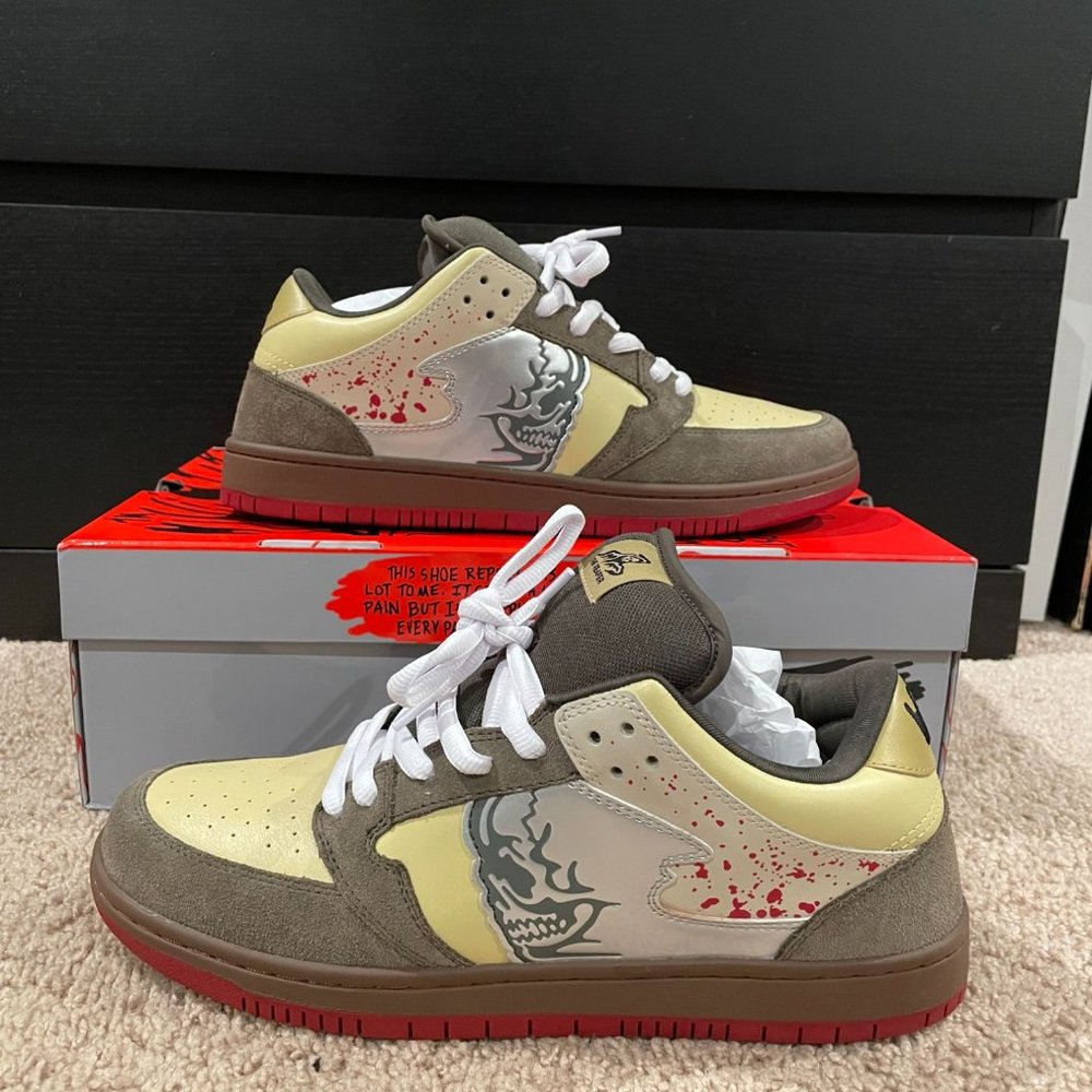 CUSTOM Nike Dunk Reaper Warren Lotas Size 10.5 NEW IN BOX